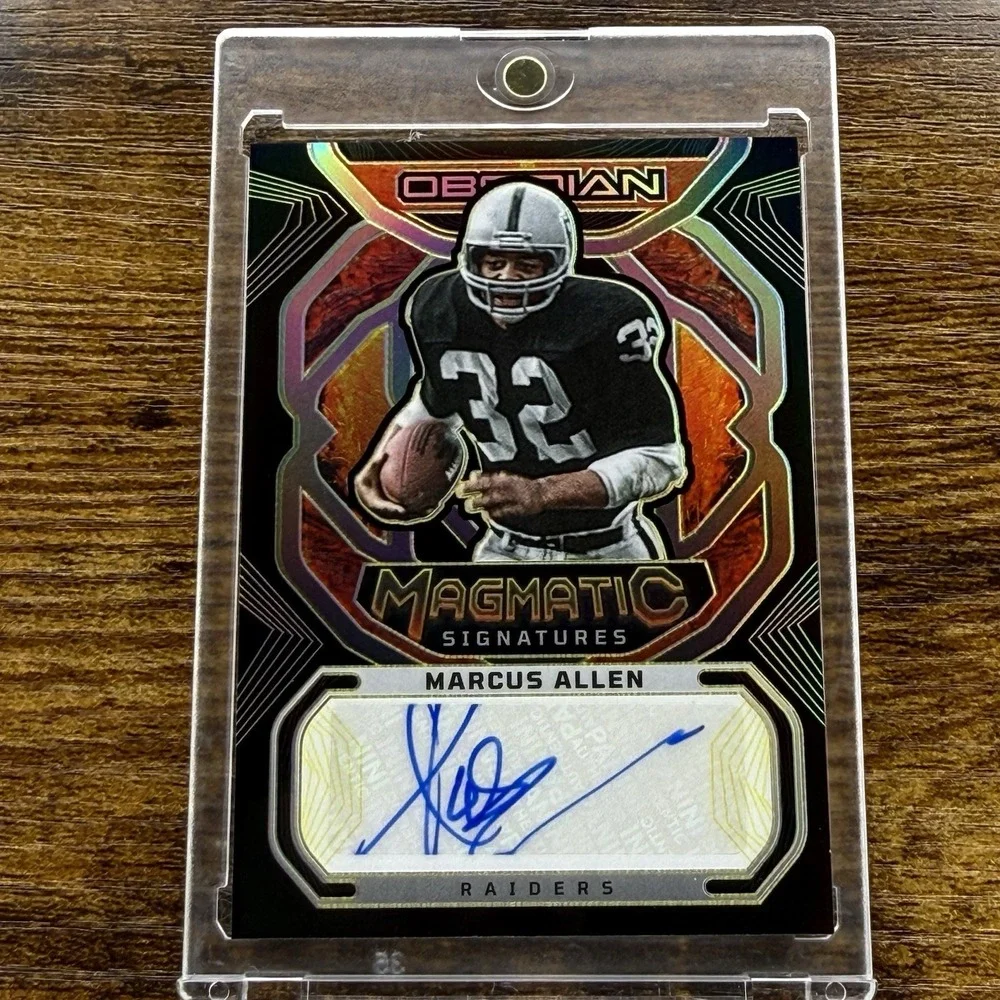 2023 Obsidian Marcus Allen Magmatic Signatures Auto /10 Raiders HOF